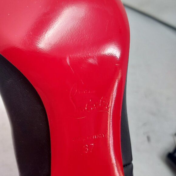 Christian Louboutin Black Leather Turelastic Chelsea Boot - Picture 5 of 13